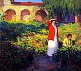 Joseph Kleitsch Red and Green painting